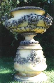 French Lion Vase